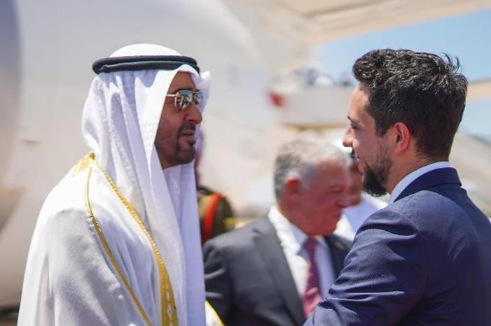 ما كتبه ولي العهد بمناسبة زيارة الشيخ محمد بن زايد للاردن