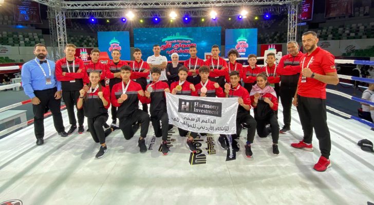 ٧ ميداليات ملونة للأردن في البطولة العربية للمواي تاي للشباب والشابات