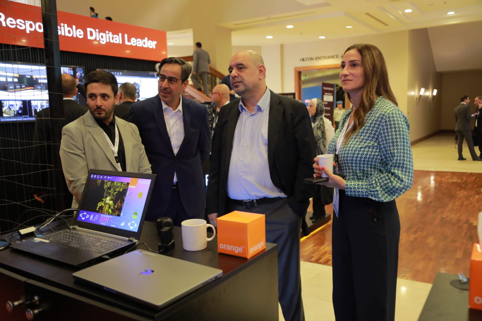 أورنج الأردن تتألق في اختتام معرض ومؤتمر AIDTSEC 2023