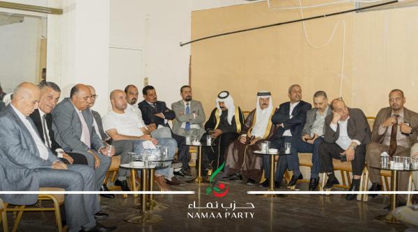 حزب "نماء" يستقبل التهاني بنجاح مؤتمره التأسيسي.. صور