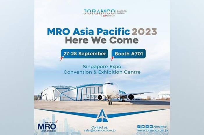 "جورامكو" تشارك في مؤتمر ومعرض آسيا والمحيط الهادئ لصيانة الطائرات MRO Asia Pacific 2023 للمرة الأولى
