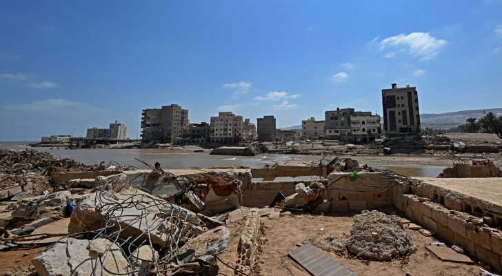 ارتفاع حصيلة ضحايا الفيضانات في مدينة درنة الليبية إلى أكثر من ١١ ألف قتيلا