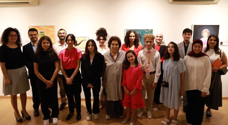 الأميرة وجدان علي تفتتح معرض جائزة أبدع التي تنفذها مؤسسة شومان