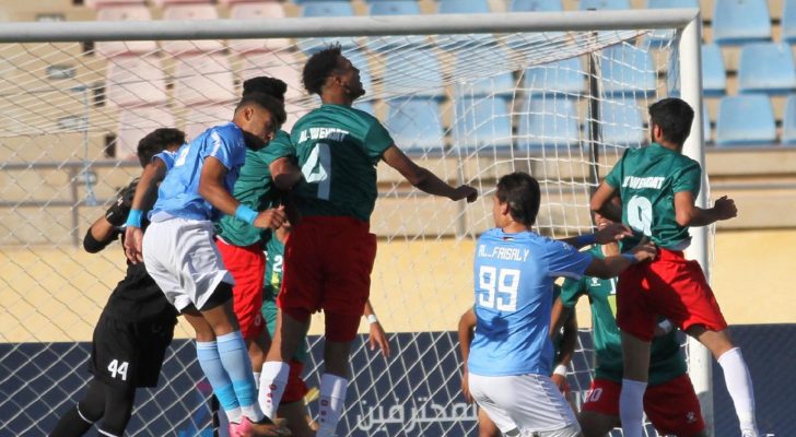 الوحدات والفيصلي يتعادلان ٢-٢ في دوري سن١٩
