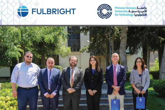 مذكرة تفاهم بين جامعة الاميرة سمية للتكنولوجيا واللجنة الأردنية الأمريكية لتبادل التعليم