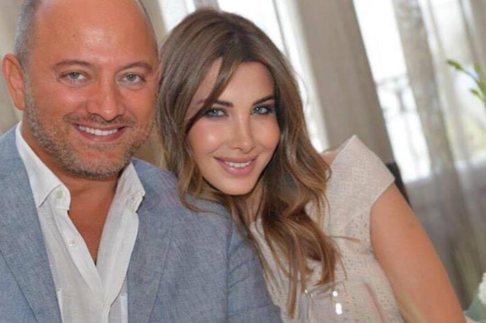 نانسي عجرم تحتفل بعيد زواجها من فادي الهاشم -صورة