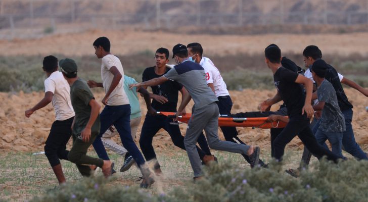 ١١ جريحا برصاص الاحتلال شرقي قطاع غزة