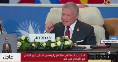 عاجل .. بالفيديو الملك من القاهرة : كلما تزداد وحشية الأحداث يبدو اهتمام العالم يقل شيئا فشيئا