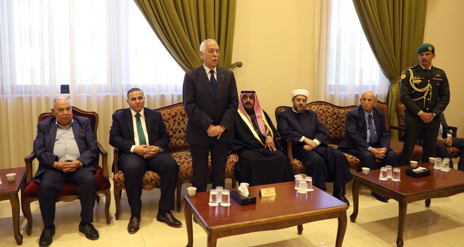 العيسوي يعزي عشيرتي العواملة والدبابنة / آل حتر