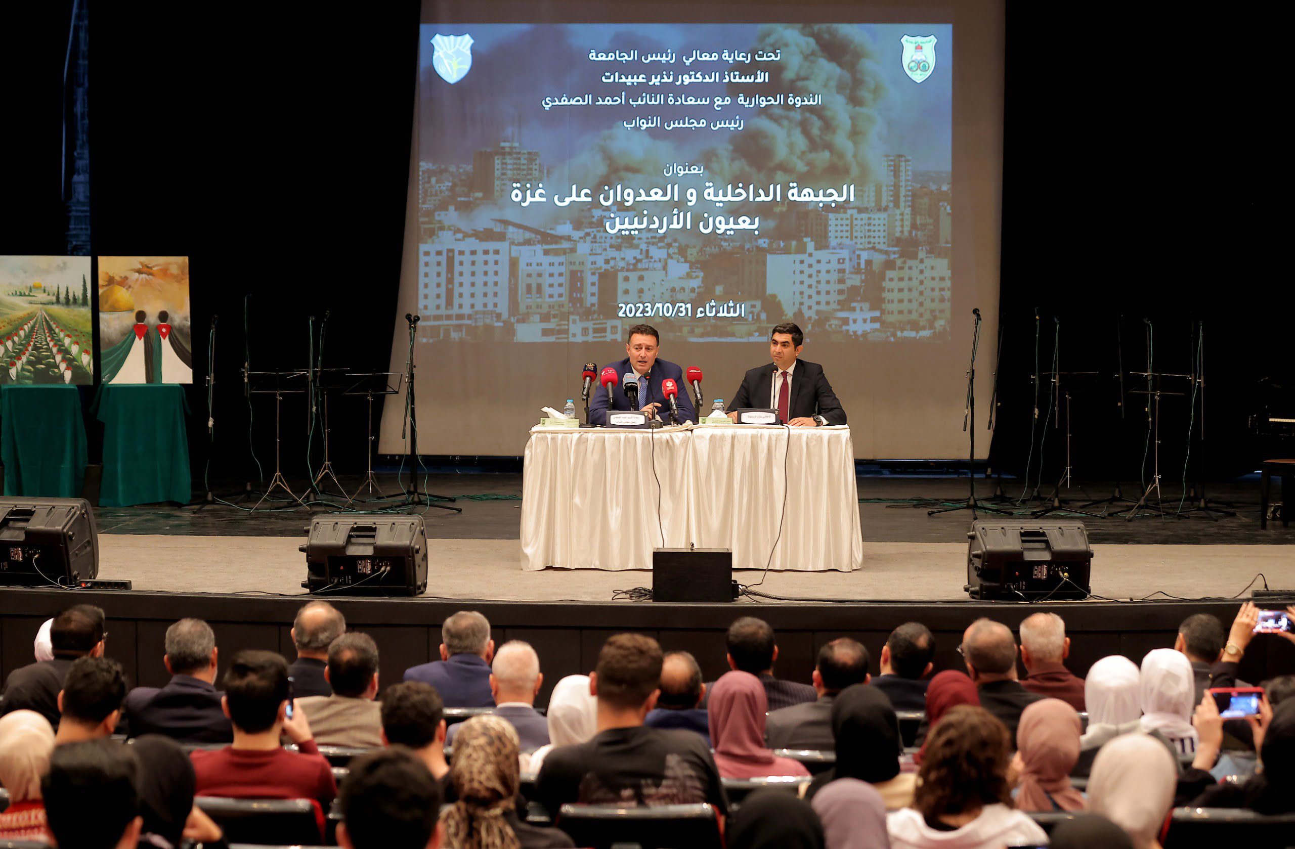 فيديو .. الصفدي يطلق من الجامعة الاردنية مبادرة العلمين