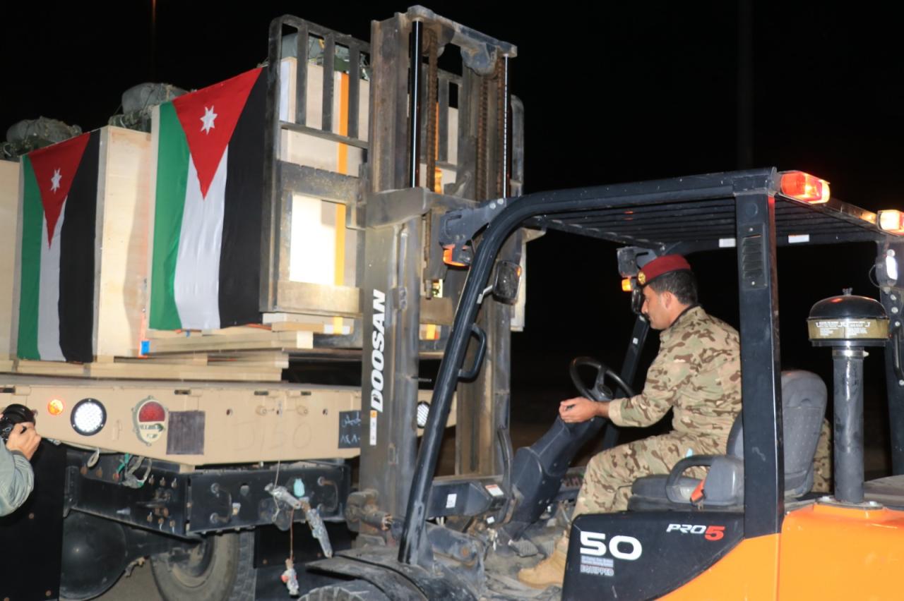 بيان من الجيش العربي حول عملية إنزال جوي الثالثة للمساعدات بغزة