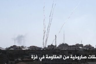 رشقات صاروخية على عسقلان