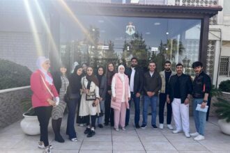 قسم اللغة الانجليزية والترجمة بجامعة عمان الاهلية يزور مؤسسة الاذاعة والتلفزيون
