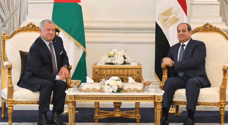 القاهرة : قمة أردنية مصرية غدا