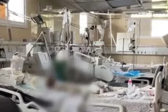 What does Biden think...decomposing bodies of infants in a hospital in Gaza - video