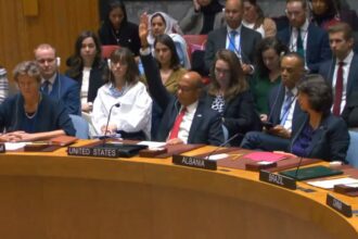 Watch the moment the United States representative to the Security Council objected to a project to stop the war on Gaza, which was supported by 99 countries
