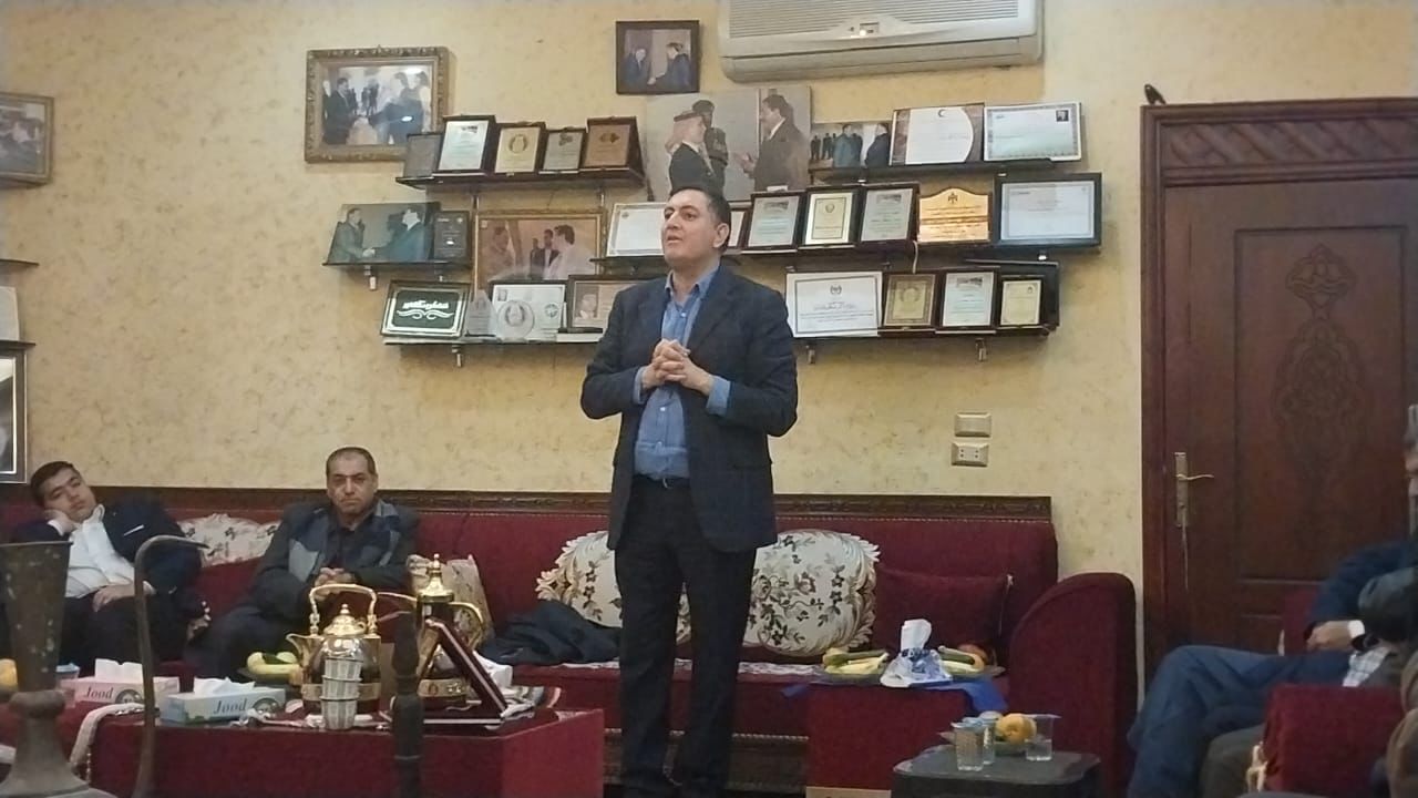 حزب نماء يعقد لقائين منفصلين في محافظة جرش بحضور عدد من وجهاء وممثلين الفعاليات الشعبية والسياسية من أبناء المحافظة