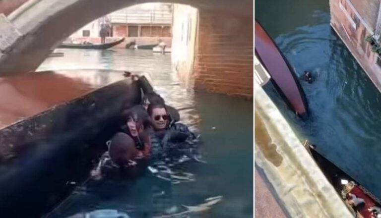 شاهد صورة سيلفي تتسبب في كارثة لمجموعة سياح بالبندقية
