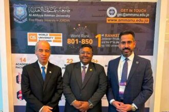 عمان الأهلية تشارك في مؤتمر كيو أس لإعادة تصور التعليم