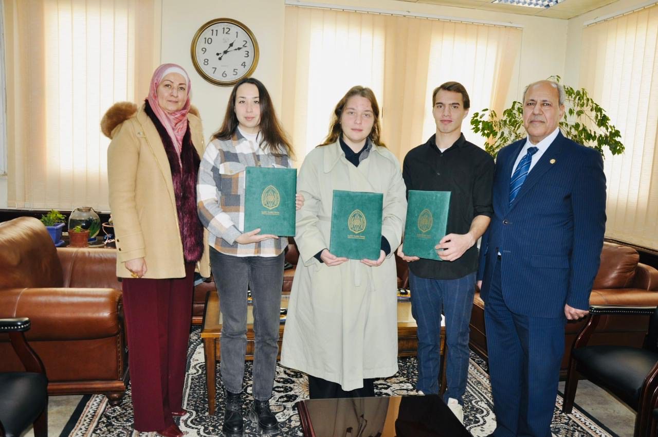 الطفيلة التقنية تخرج الوفد الروسي لتعلم  اللغة العربية لغير الناطقين بها