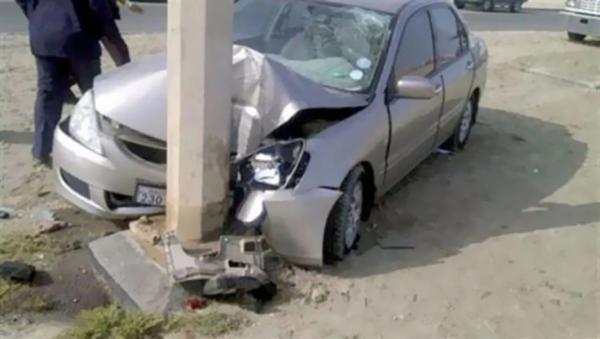 وفاة وإصابتين إثر اصطدام مركبة بعامود في اربد