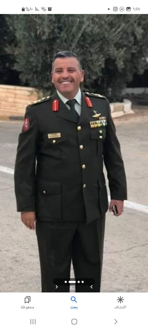 تهنئة لعطوفة الباشا علي قبلان الدعجه