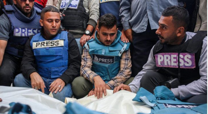 ارتفاع حصيلة الصحفيين الشهداء في غزة إلى ١١٧