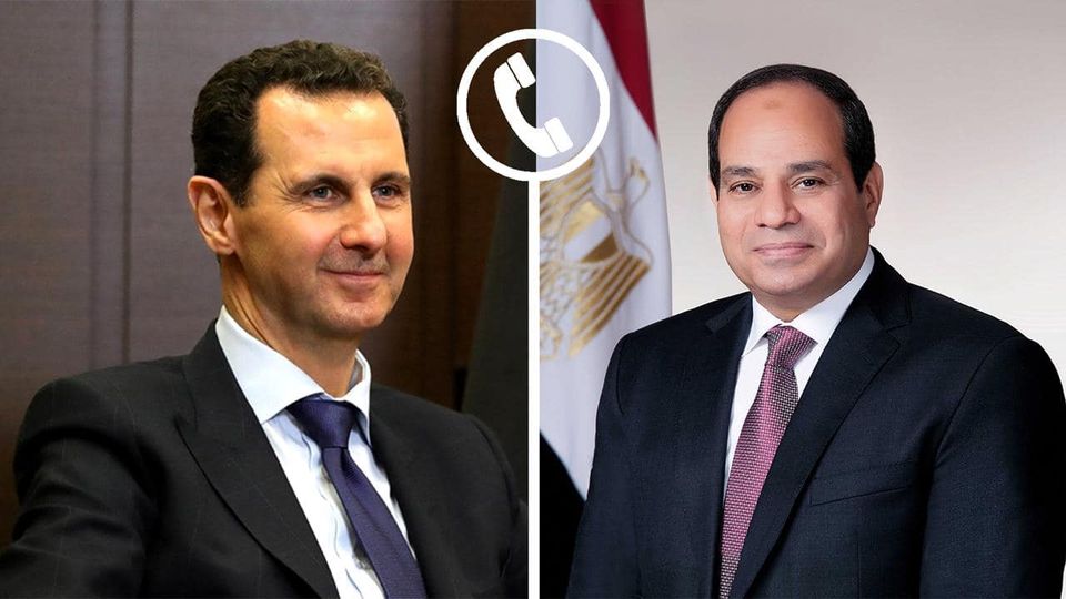 السيسي يهاتف الأسد والبرهان وتبون