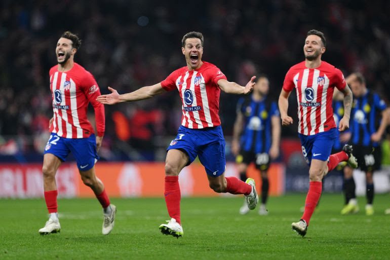 أتلتيكو مدريد لربع نهائي دوري أبطال أوروبا