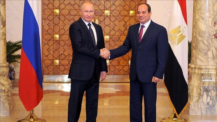 السيسي وبوتين يؤكدان أولوية حل الدولتين