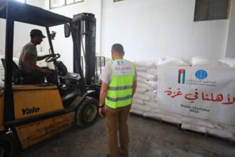 الهيئة الخيرية الأردنية تقدم 1717 طنًا من الطحين لسكان غزة خلال رمضان