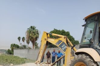 الشونة الجنوبية : إزالة الأعتداءات على قناة الملك عبد الله