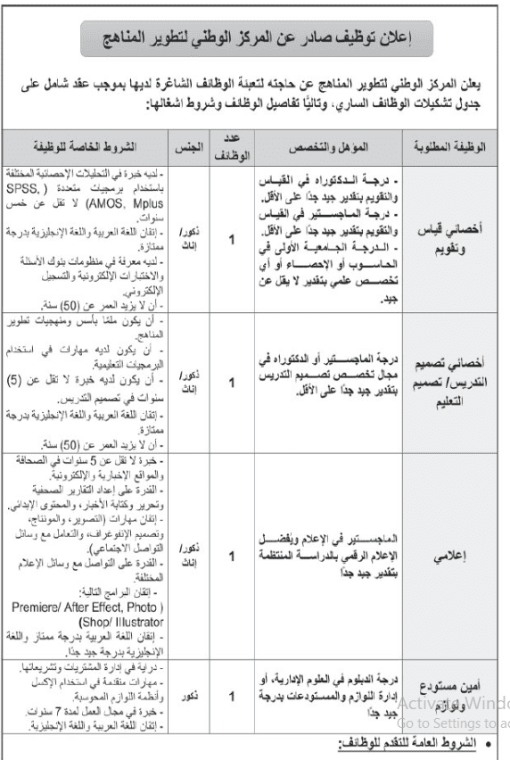 عاجل وظائف شاغرة ومدعوون للمقابلة الشخصية