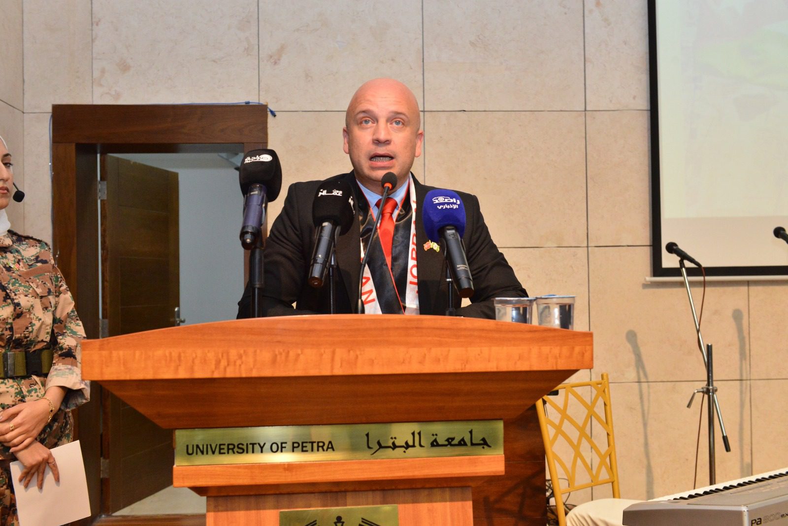 جامعة البترا تحتفل بعيد الاستقلال الثامن والسبعين