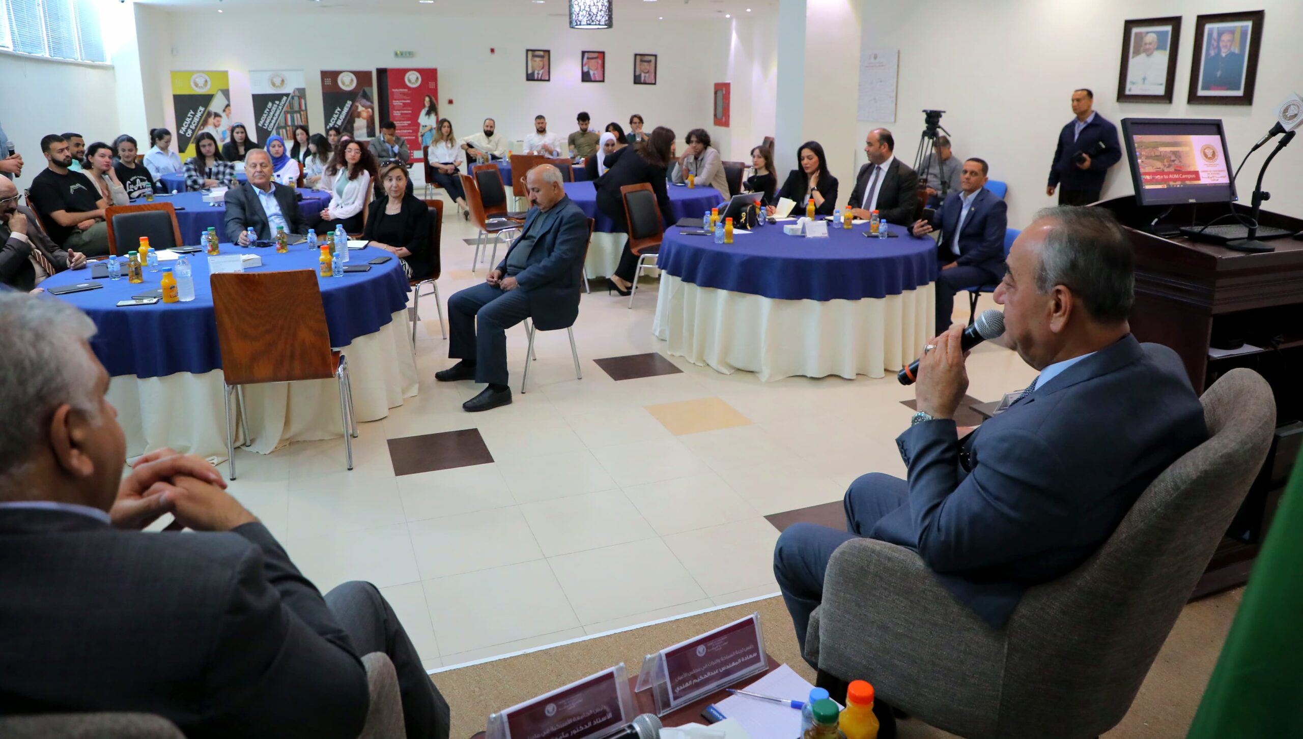 لجنة السياحة والتراث في الأعيان تزور الجامعة الاميركية في مادبا