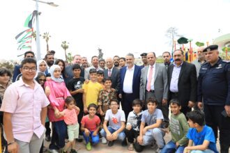 تزامنا مع الزيارة الملكية لمحافظة الزرقاء..العيسوي يفتتح متنزه بلدية الزرقاء