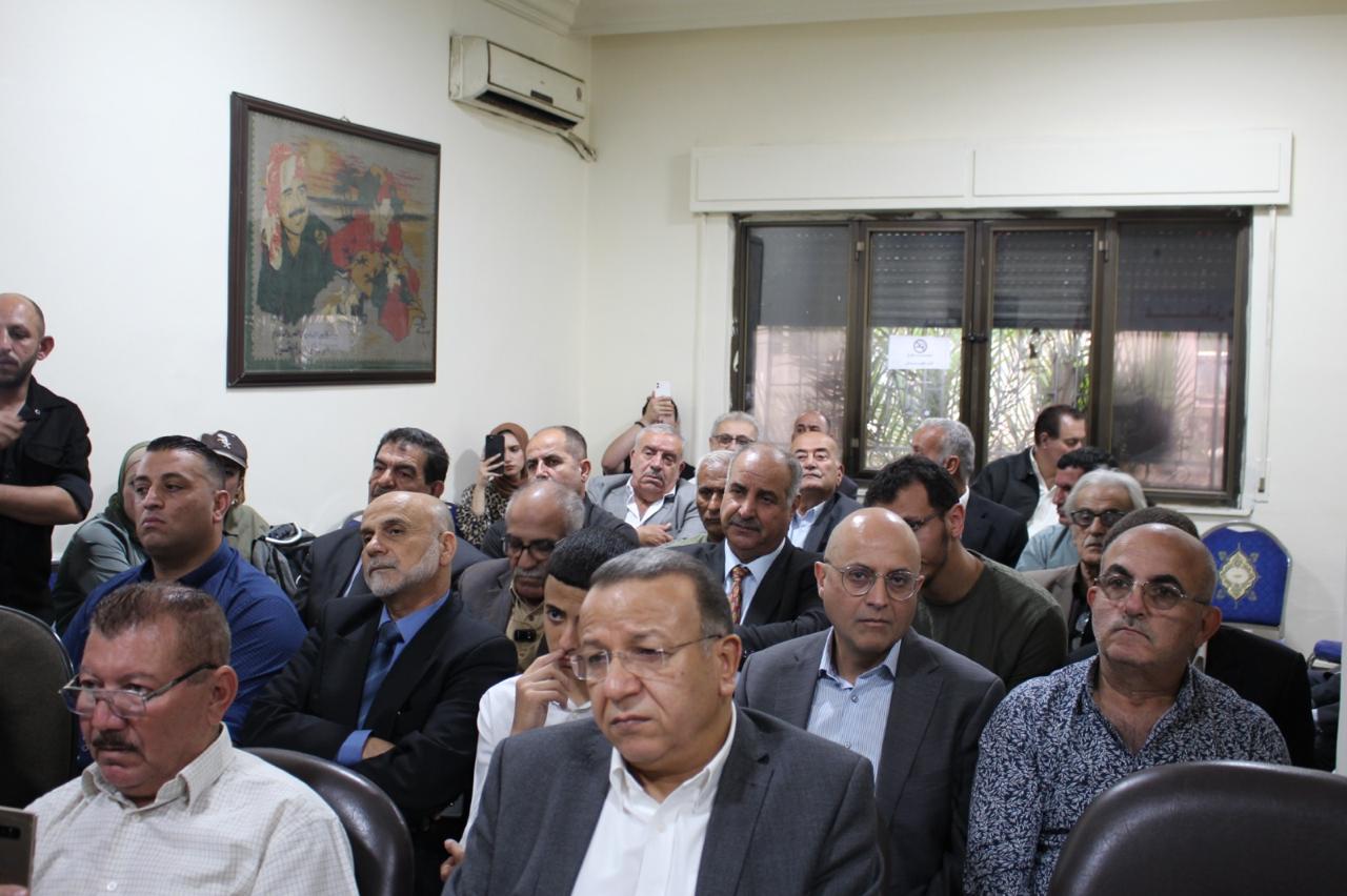 البعث الأردني يقيم حفل استقبال بمناسبة ذكرى تاسيسه