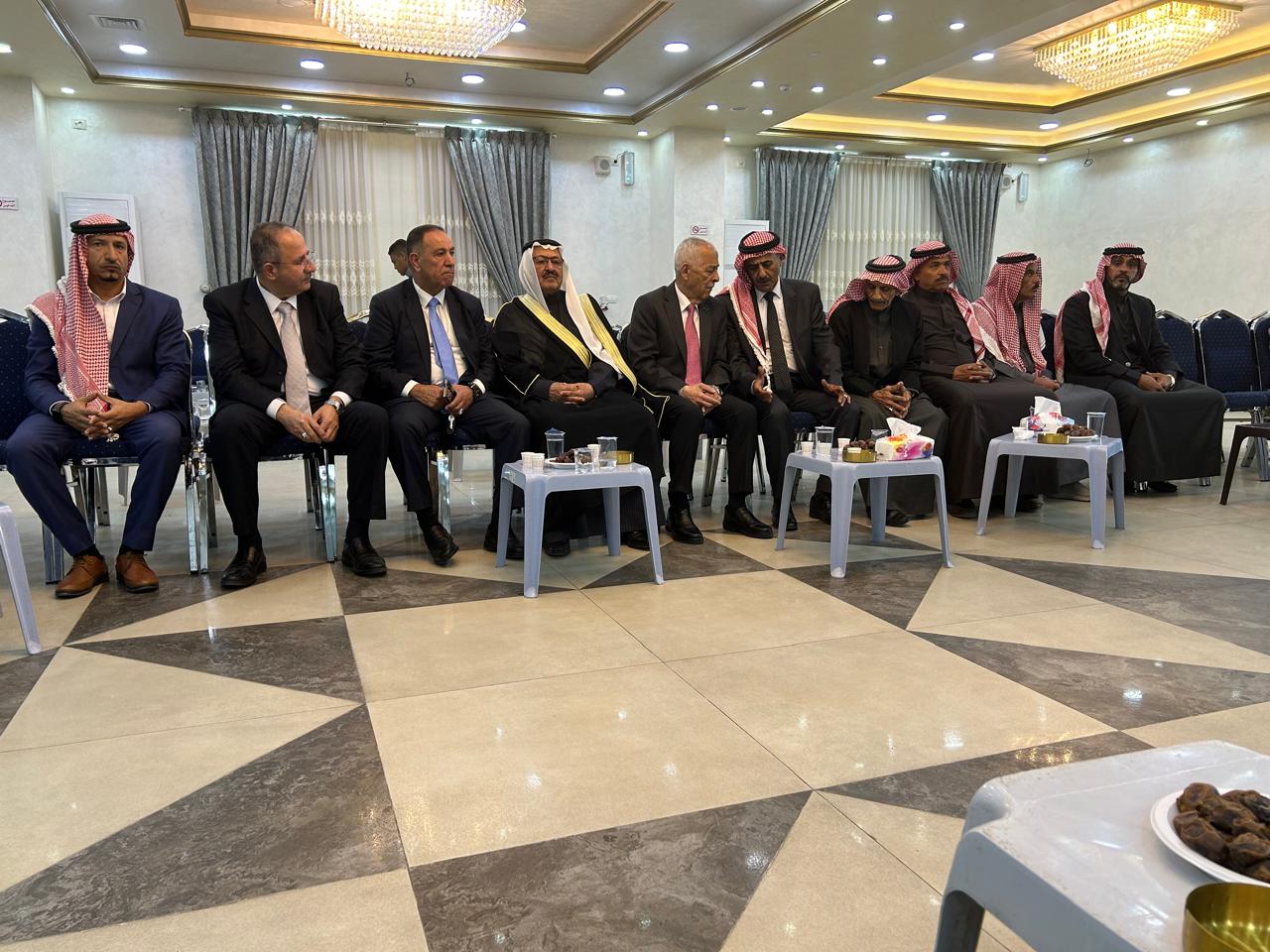 مندوبا عن الملك وولي العهد.... العيسوي يعزي قبيلة الحويطات/ النجادات