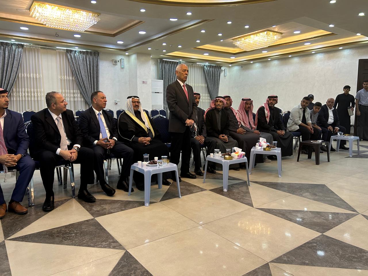 مندوبا عن الملك وولي العهد.... العيسوي يعزي قبيلة الحويطات/ النجادات