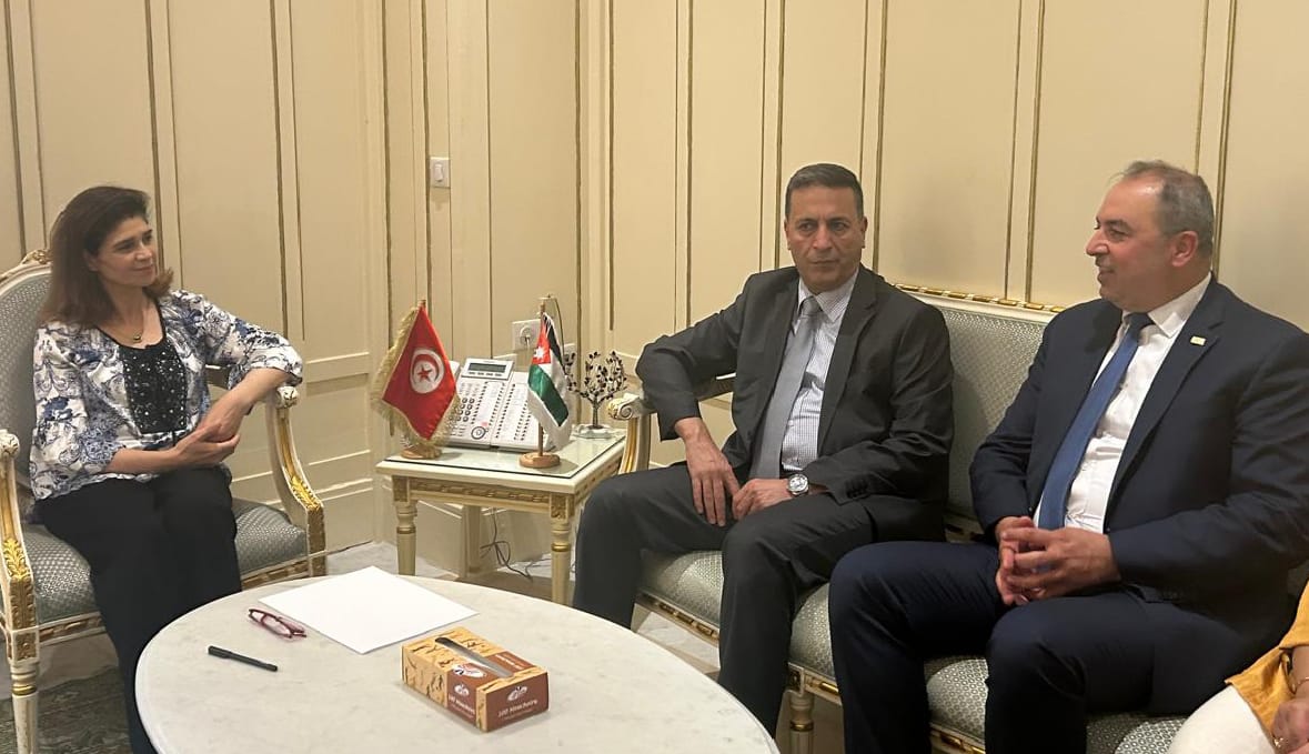 وزيرة التربية التونسية تستقبل السفير الأردني والرئيس التنفيذي لأكاديمية الملكة رانيا لتدريب المعلمين