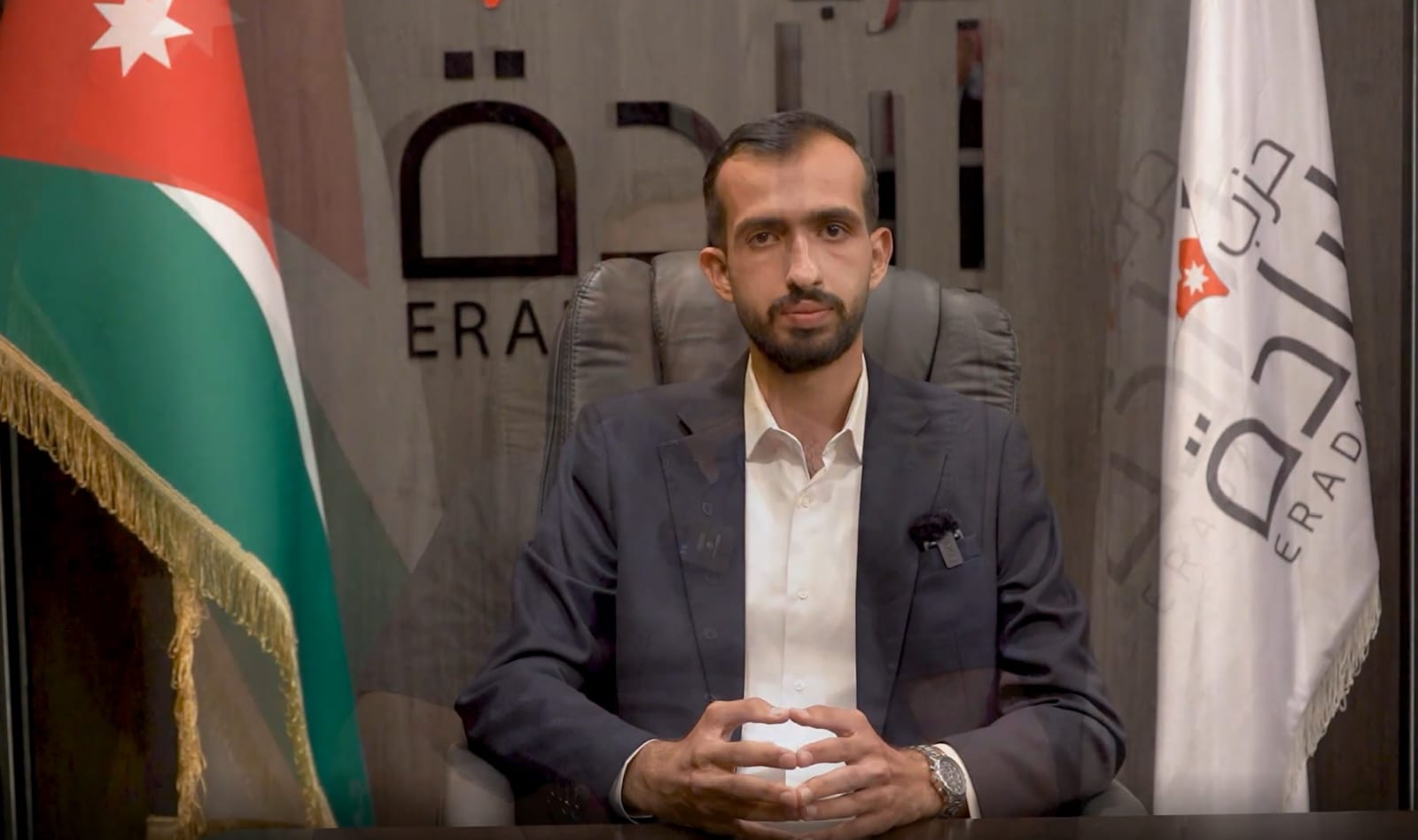 رئيس مجلس طلبة الأردنية ونائبه ورؤساء لجان هم أعضاء في حزب إرادة (فيديو)