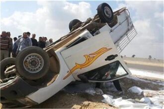 حادث أودى بحياة الأم وأحد أبنائها خلال عودتهم لقضاء إجازة العيد فِي الأردن