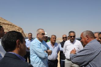 أبو السمن يتفقد مشاريع الكرك