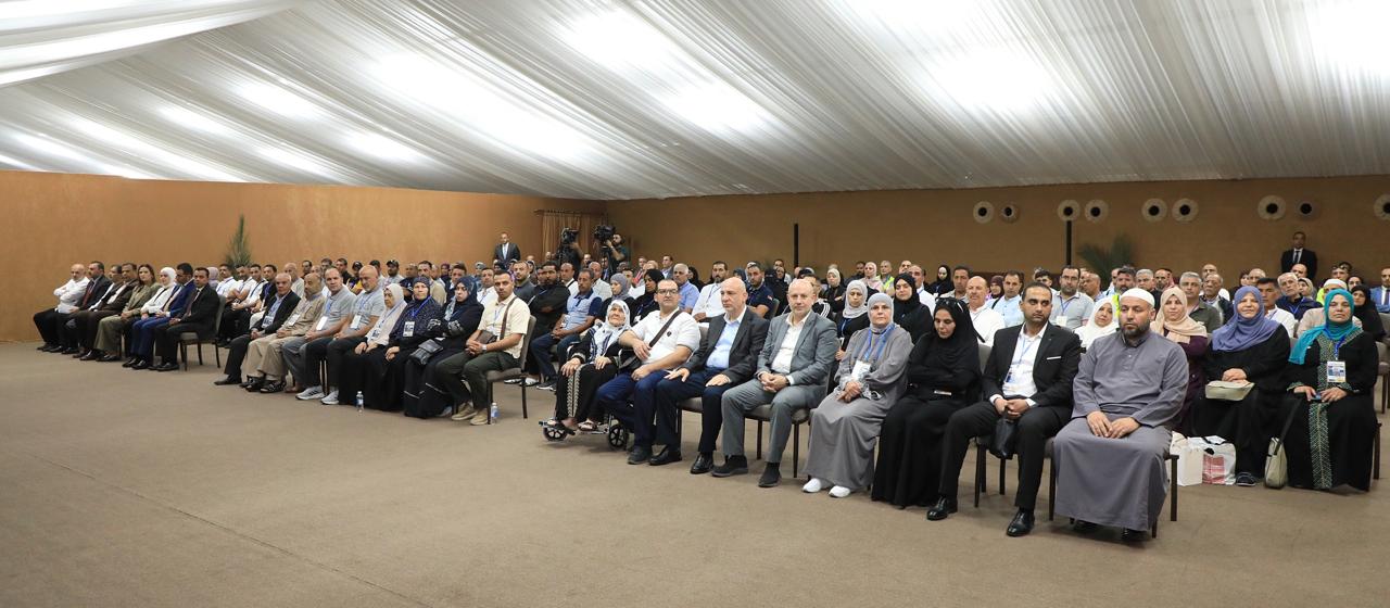 مندوبًا عن الملك.. العيسوي يودع بعثة حج المكرمة الملكية لذوي الشهداء والمصابين العسكريين