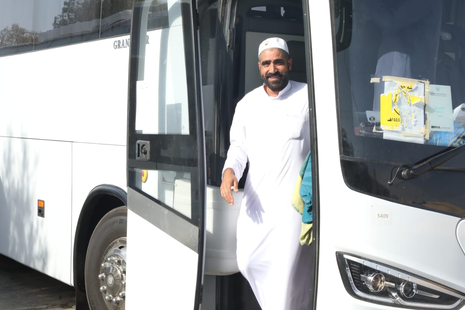 وصول بعثة حج الأمن العام إلى أرض الوطن
