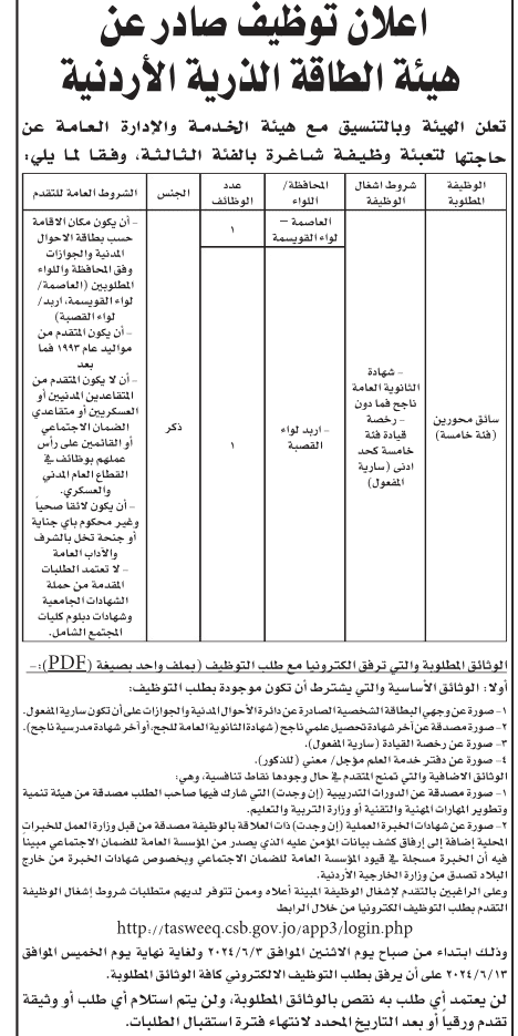 وظائف شاغرة ومدعوون لحضور الامتحان التنافسي