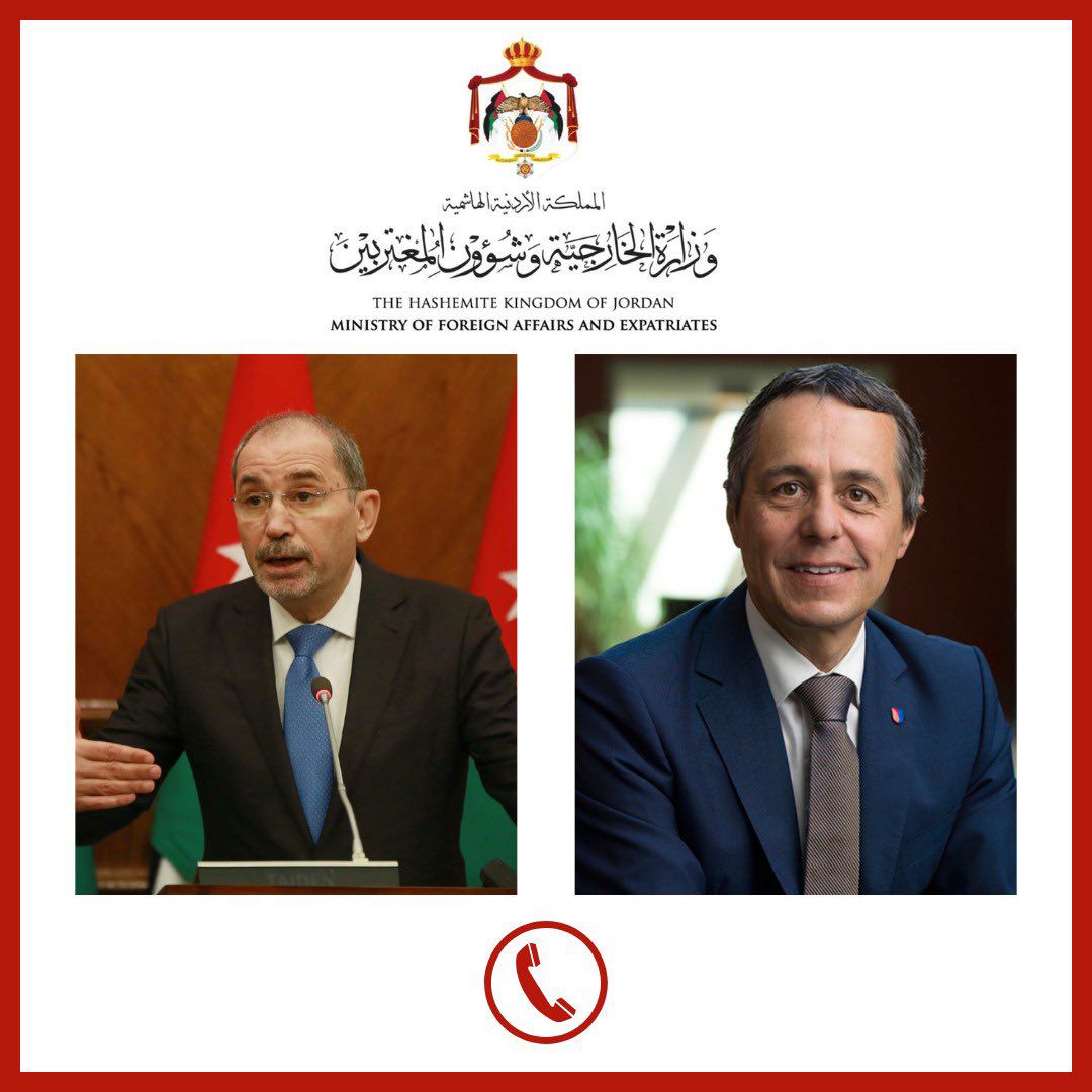 مباحثات هاتفية بين الصفدي وكاسيس حول تطورات غزة