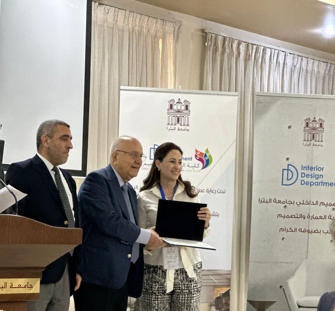 قسم التصميم الداخلي في جامعة البترا يعقد ورشة عمل عن التدريب الميداني