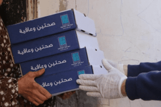تكية أم علي توزع أضاحي العيد على 2816 أسرة فِي ثاني يوم العيد