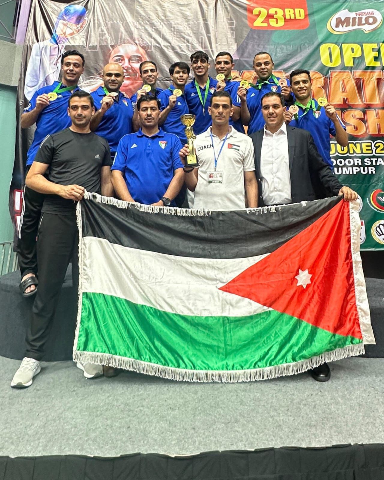فريق الأمن العام للكراتيه يحصد الذهب في بطولة ماليزيا الدولية المفتوحة